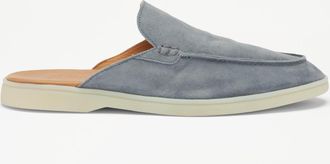 Russell & Bromley CARMEL MULE Mens Blue Soft Loafer Mule