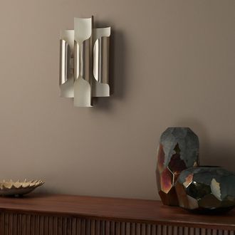 AM.PM Wandlamp in metaal ijzer, gesatineerd nikkel, Henrio