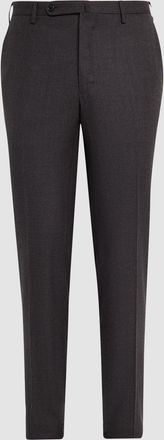 Incotex Men & apos;s Micro-Houndstooth Wool and Cashmere Trousers