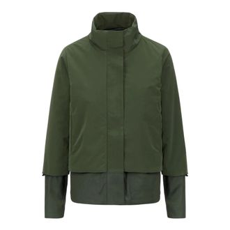 K-Way Dames, Jassen, Groen, Maat: XS Nylon