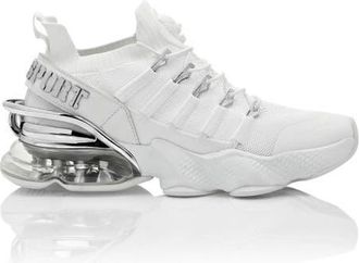 Plein Sport Tiger Attack//Gen.x.04 Unisex in White/nickel at Nordstrom, Size 43