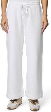 Splendid Matilda Wide Leg Terry Pants in White at Nordstrom Rack, Size X-Small