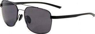 Porsche Design Mens P8922 59 59A Sunglasses - Black - One Size