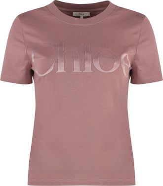 Chloé Cotton Crew-neck T-shirt