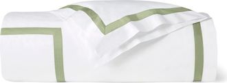 SFERRA Estate Duvet Cover in White/willow at Nordstrom, Size Full/queen