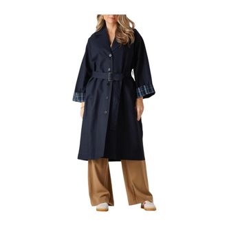 Moss Copenhagen Dames, Mantels, Blauw, Maat: M/L