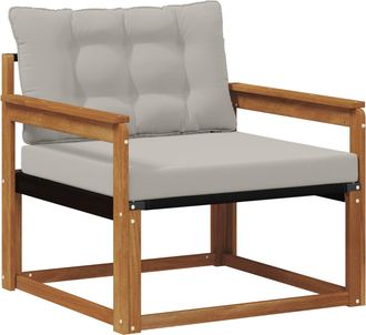 vidaXL Conjunto De Sof&aacute;s De Exterior Natural Vidaxl