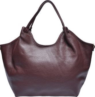 Isabella Rhea Bourgondi&euml; Rundleer Tas