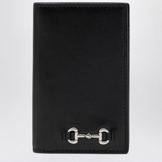Gucci Black long cardholder with Horsebit