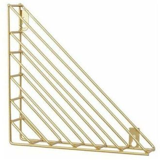 OEM Revistero De Pared Geom&eacute;trico N&oacute;rdico - Revistero De Metal - Para Ba&ntilde;o, Oficina Y Entrada - Hierro (dorado)