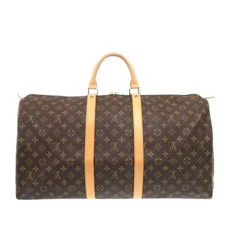 Louis Vuitton Pre-owned Weekend Bags, female, Brown, Size: ONE SIZE Pre-owned Keepall 55
