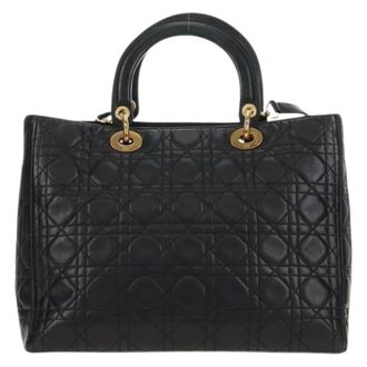 Dior Pre-owned Handbag - Dames - Pre-owned - Zwart - Maat: ONE Size Leer