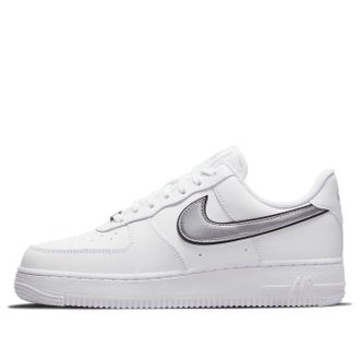 Nike (WMNS) Nike Air Force 1 07 Essential White Metallic Silver DD1523-100