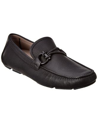 Ferragamo Ferragamo Front Gancini Leather Driver