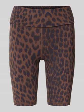 Oh April Radlerhose mit elastischem Bund Modell Rhea in Mittelbraun Mel, Gr&ouml;&szlig;e XS