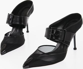 Alexander McQueen Mesh Pointed Toe Pumps With 10 cm Heel Alexander McQueen