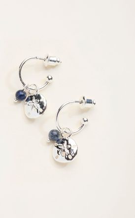 Fat Face FatFace Silver Tone Charm Drop Earrings