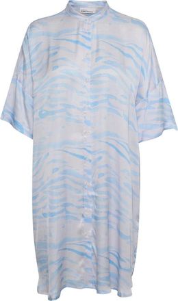Karen by Simonsen Ineskb Lange Blouse - Dames - Shirt Kleedjes - Veelkleurig - 3XL - Kleedjes