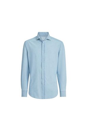 Brunello Cucinelli Chambray shirt in Medium Denim at Nordstrom, Size Xxx-Large Eu