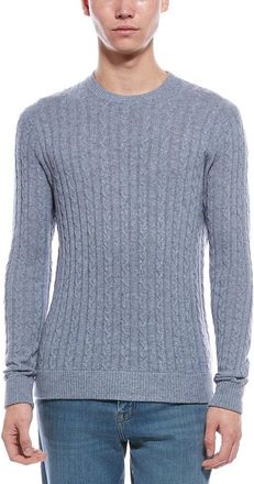 Raffi Cashmere Cable Crewneck Sweater