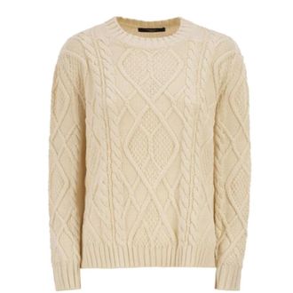 Max Mara Truien & Vesten, Dames, Beige, S, Max Mara Weekend Sweaters Beige