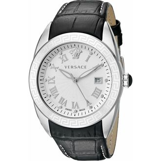 Versace V-Sport II 42mm Horloge - Heren - Accessoires - Grijs - Maat: ONE Size