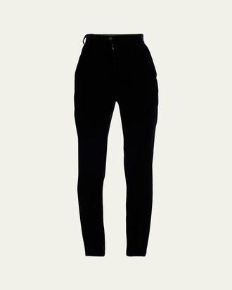Dolce & Gabbana Skinny Velvet Trousers