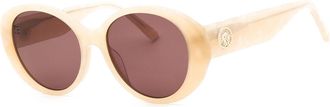 Anne Klein AK7090 101 Womens Sunglasses White Size 54