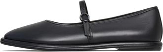 Cesare Gaspari Leren ballerinas Alba - Zwart - Dames - Ballerinas - Zwart - 38 EU - Leer - Schoenen