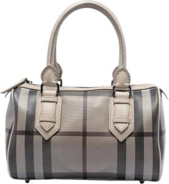 Burberry Pre-owned Boston Bag - Dames - Vintage Handtas - Veelkleurig - ONE Size - Leer - Vintage