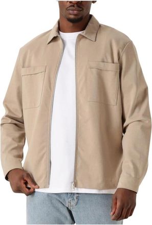 The Goodpeople Heren, Jassen, Beige, Maat: M