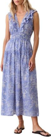 Marine Layer Victoria Maxi Dress in Flores Print at Nordstrom, Size X-Large