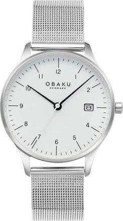 Obaku Chia Lille Quartz White Dial Ladies Watch V298LDCWMC