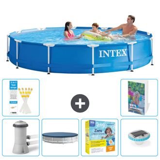 Intex Piscina Con Estructura Redonda - 366x76 Cm - 7-piezas S178