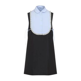 Prada Shirt Jurken - Dames - Jurken - Veelkleurig - Maat: XS