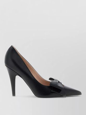 Valentino Garavani leather bowow pumps
