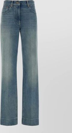 Valentino Garavani denim straight-leg trousers