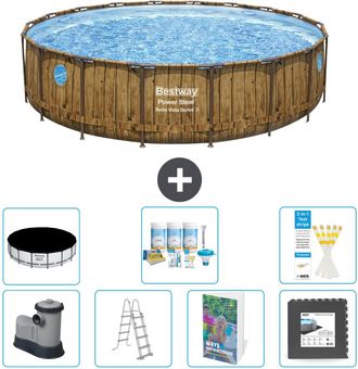 Bestway Piscina Bestway Power Steel Redonda - 549x122 Cm - 8-piezas S581