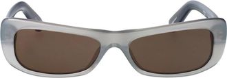 Jacquemus Capri Zonnebril - unisex - Zonnebrillen - Grijs - 55 MM - Accessoires