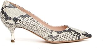 Gianmarco F. Schoenen, Dames, Veelkleurig, 38 EU, Python Print Leren Hakken