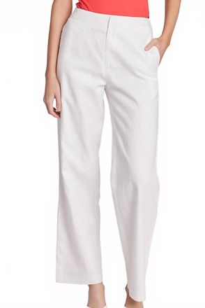 English Factory Essential Linen Trouser In White