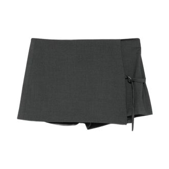 Paloma Wool Paloma Wool, Rokken, Dames, Grijs, M, Wol, Archive Mini Rok