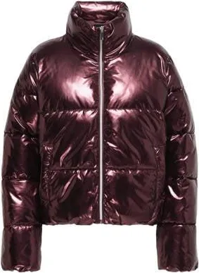 Only gewatteerde jas donkerrood