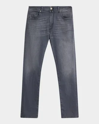 Jacob Cohen Men & apos;s Slim Stretch Grey Denim Jeans