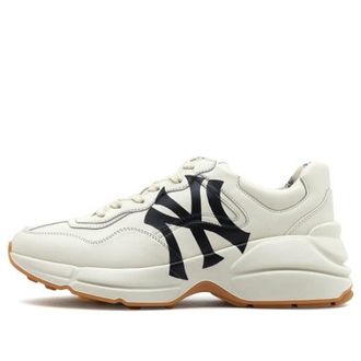Gucci Rhyton Leather Sneaker NY Yankees 548638-DRW00-9022