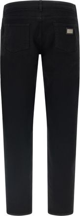 Dolce & Gabbana Cotton Slim-Fit Jeans - Black