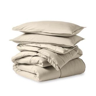 Bare Home All-Season Down Alternative Comforter Set in Sand at Nordstrom, Size Queen