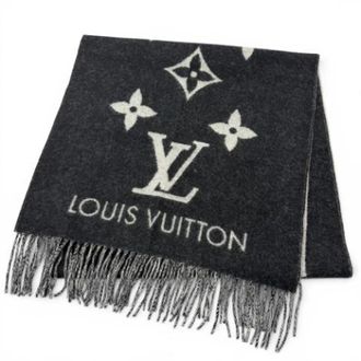 Louis Vuitton Pre-owned Stole - Heren - Pre-owned - Zwart - Maat: ONE Size Kasjmier