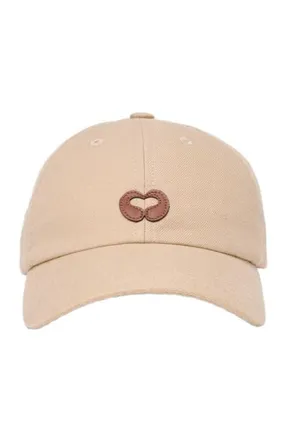 Maje Linen blend cap with logo in Beige at Nordstrom