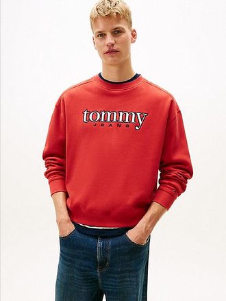 Tommy Hilfiger 90s Logo Appliqu&eacute; Fleece Sweatshirt